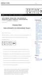 Mobile Screenshot of editioncritic.de