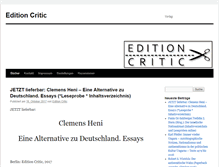 Tablet Screenshot of editioncritic.de